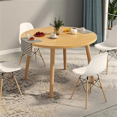 Table à manger ronde simple