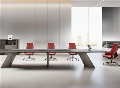 Table de réunion de direction architecturale pour les salles de réunion d'entreprise modernes